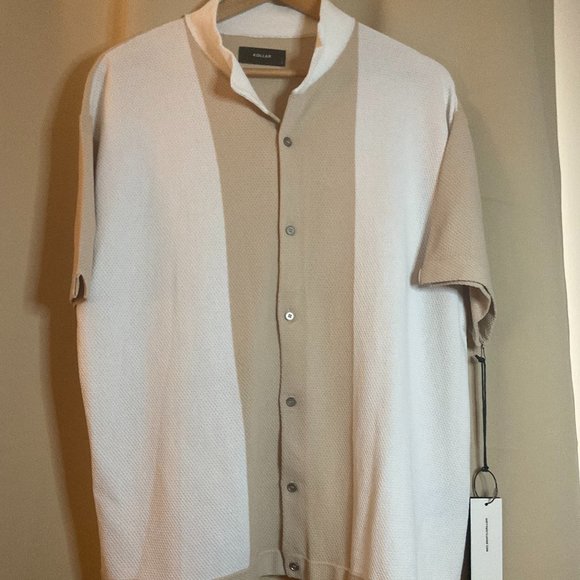 David Kollar Knitted Resort Shirt - Picture 1 of 6